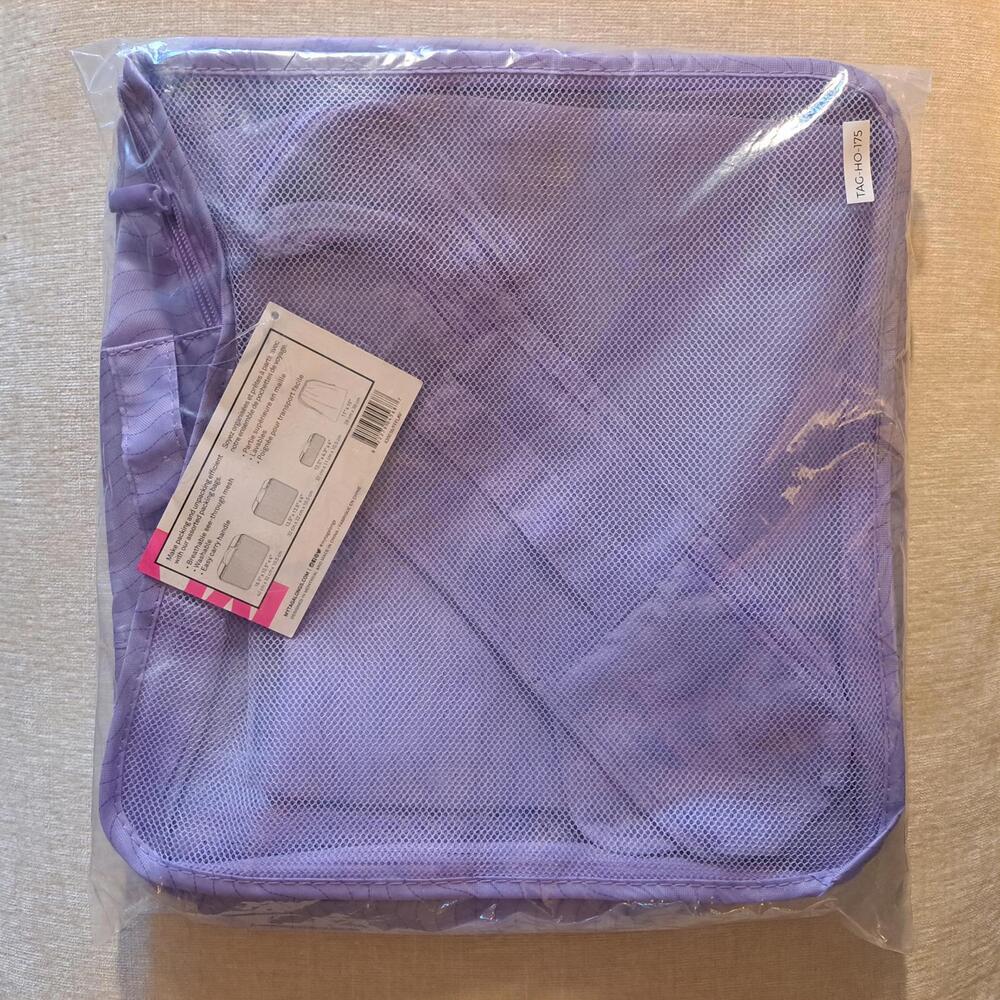 New! My TagAlongs 4 pc Travel Packing Cubes - Purple - Picture 2 of 4